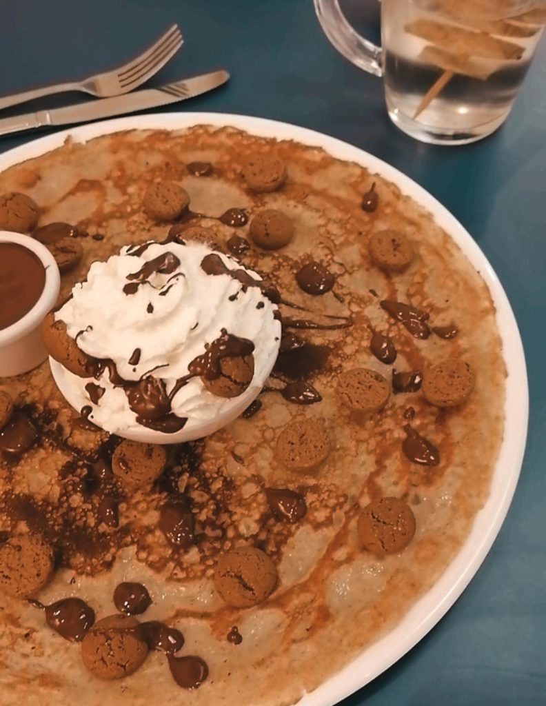 veganer Riesen-Pancake
