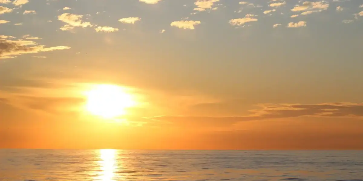 Sonnenuntergang-Nordsee